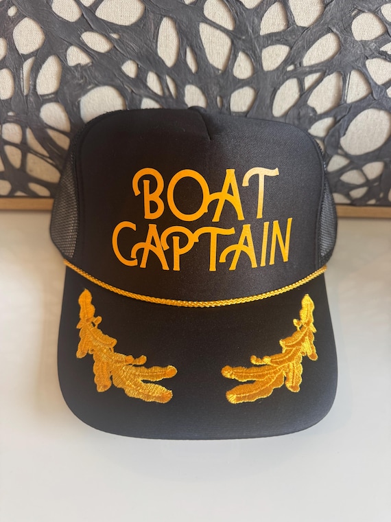 Boat Captain - Captain Style Trucker Hat - Etsy display picture 3
