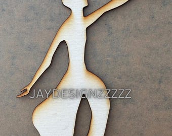 Baltic Birch Sorority Paddle Shape: Unfinished Greek Letter Craft