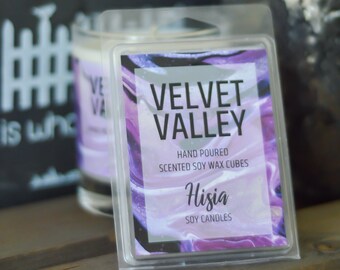 Velvet Valley: Dark Fruits, Patchouli, Jasmine & Vanilla 100% Soy Wax Melts | Hand Poured, Aromatically Scented