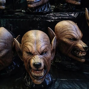 The Werewolf, latex mask (Halloween type half mask) Shipping From Spain! Read info.