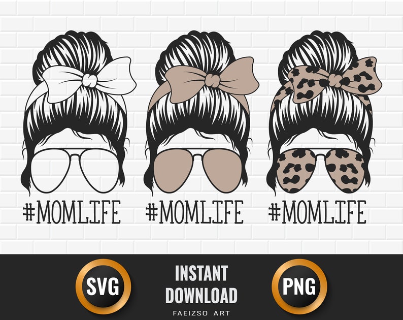 Download Mom Life Svg Layered Cut File Mom Life PNG Sublimation | Etsy