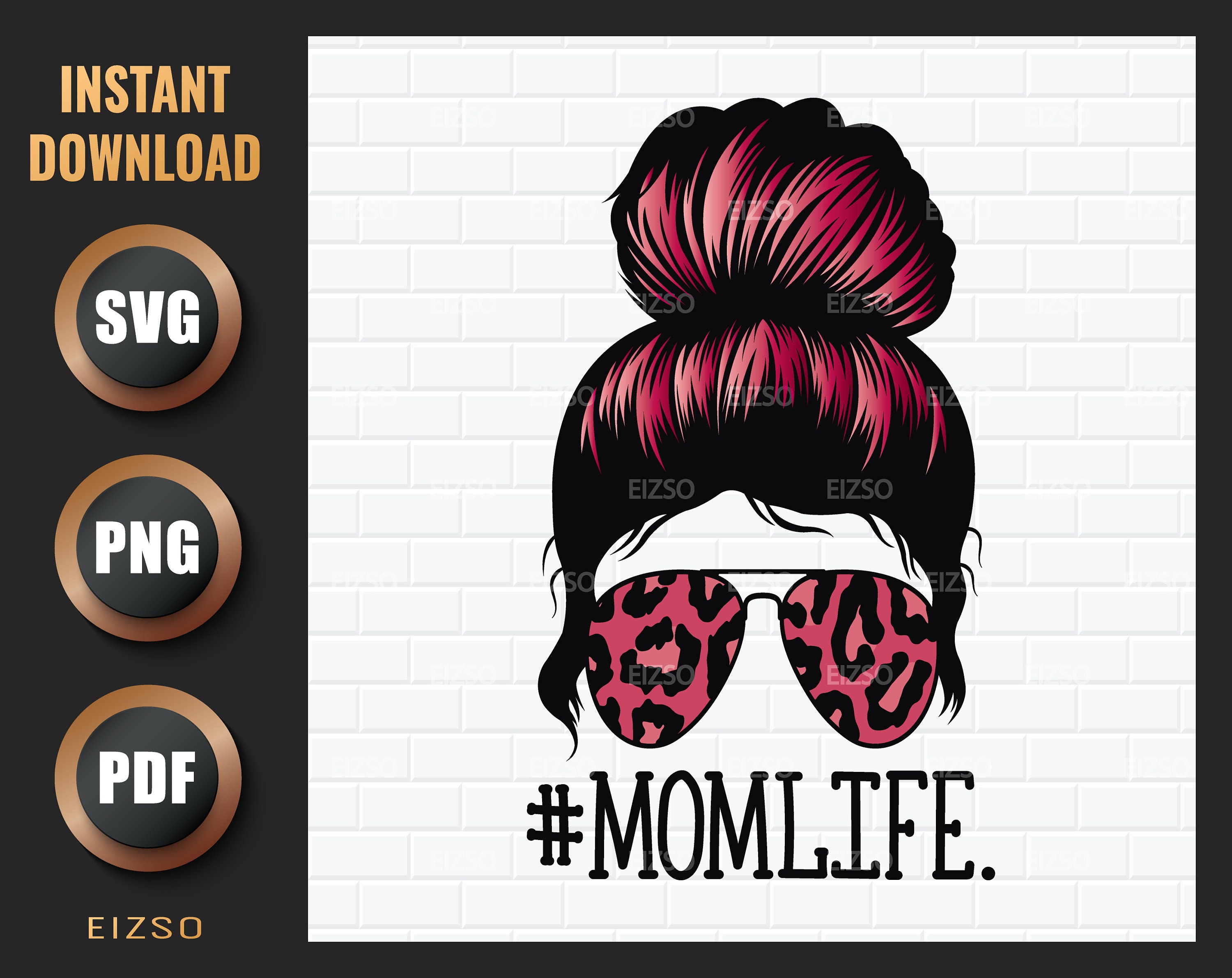Download Mom Life Svg and Mom Life Png Download Aviator glasses | Etsy
