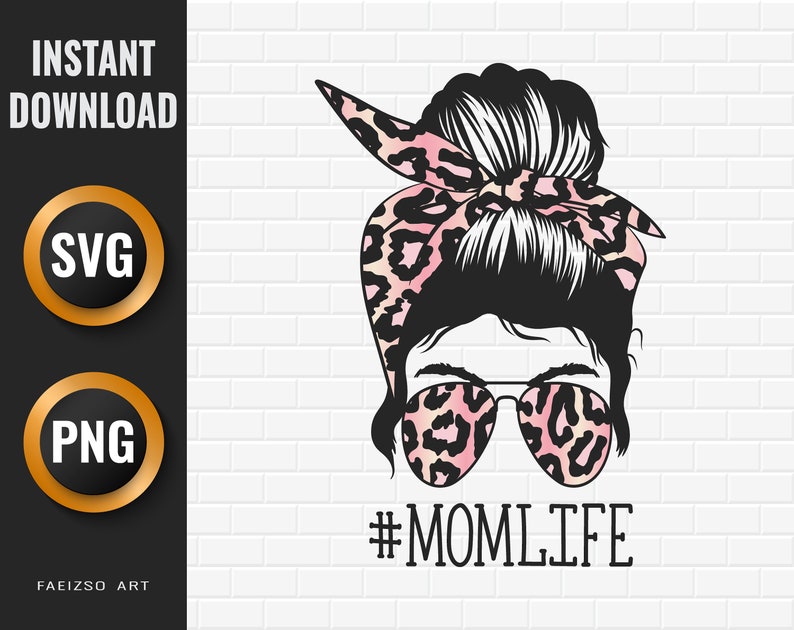 Download Mom Life Svg and Kid Life Svg Sublimation Download Aviator | Etsy