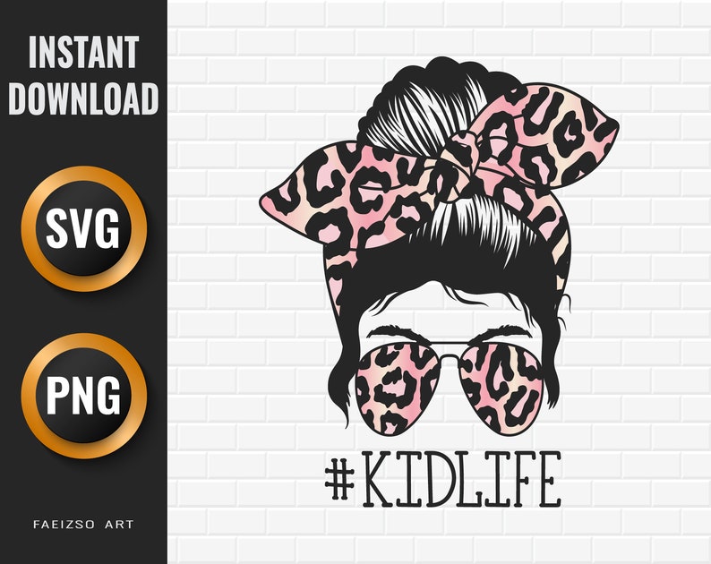 Download Mom Life Svg and Kid Life Svg Sublimation Download Aviator | Etsy