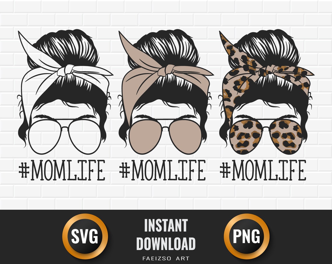 Download Mom Life Svg and Mom Life Png Sublimation Design Download | Etsy