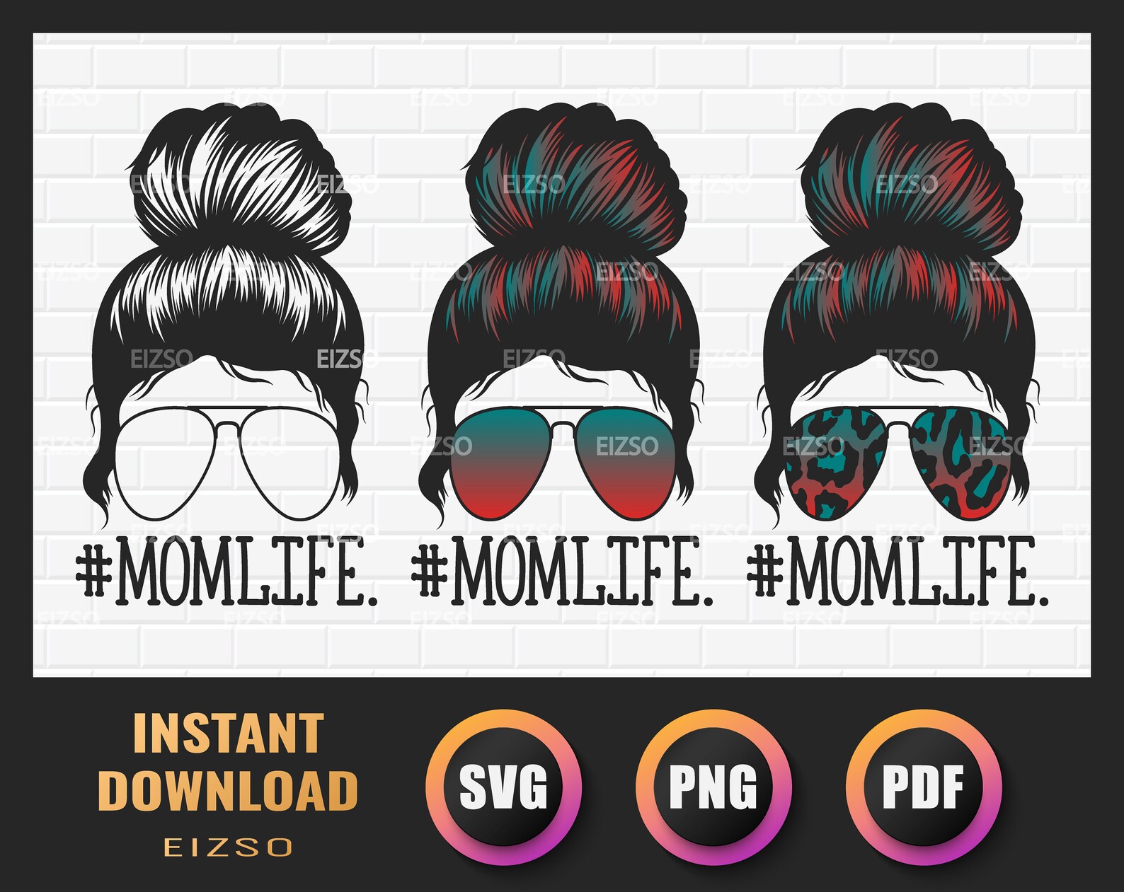 Download Mom Life Svg and Mom Life Png Download Aviator glasses | Etsy