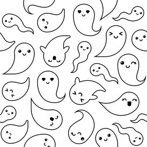 Ghost Pattern SVG