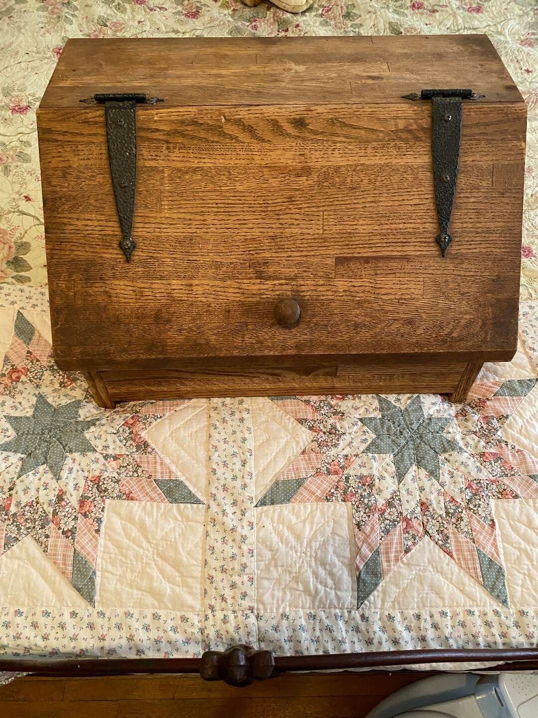 Large Handmade Bread Box Etsy