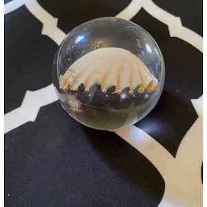 Vintage glass paperweight