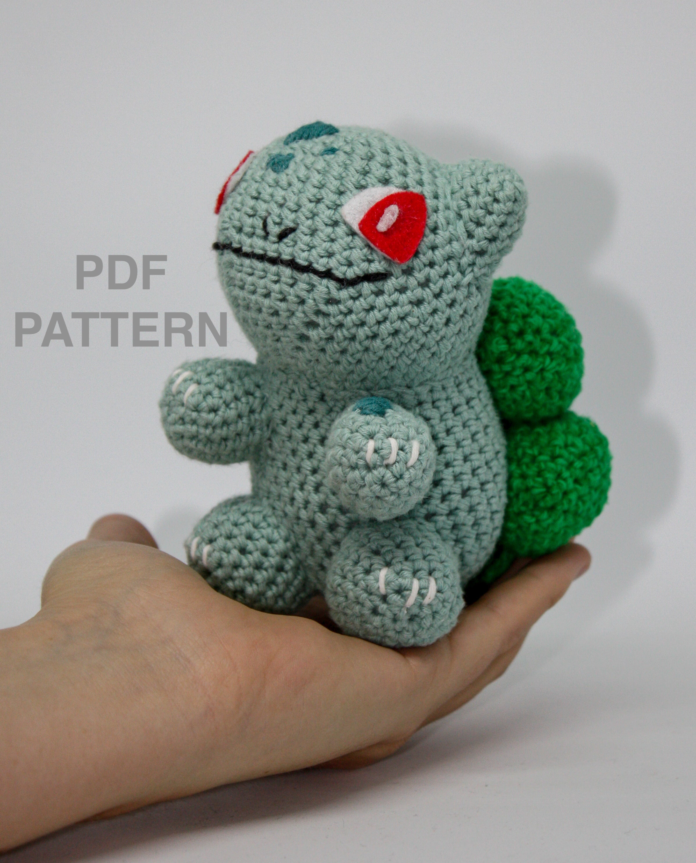 Crochet Pattern of Bulbasaur From pokémon Etsy