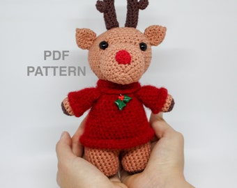 Christmas Reindeer Amigurumi Pattern