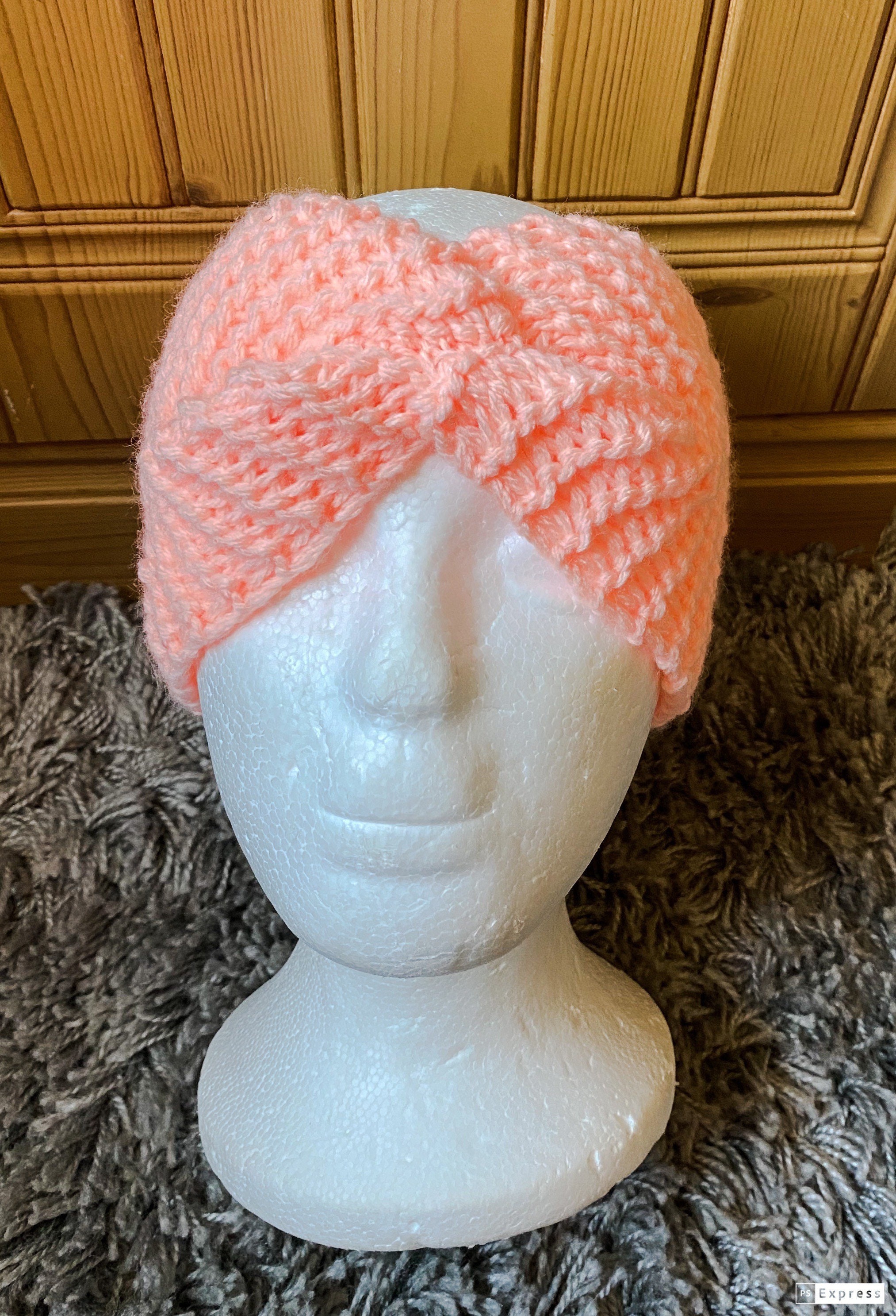 Peach twist headband Etsy