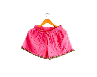 Vani Shorts-Pink