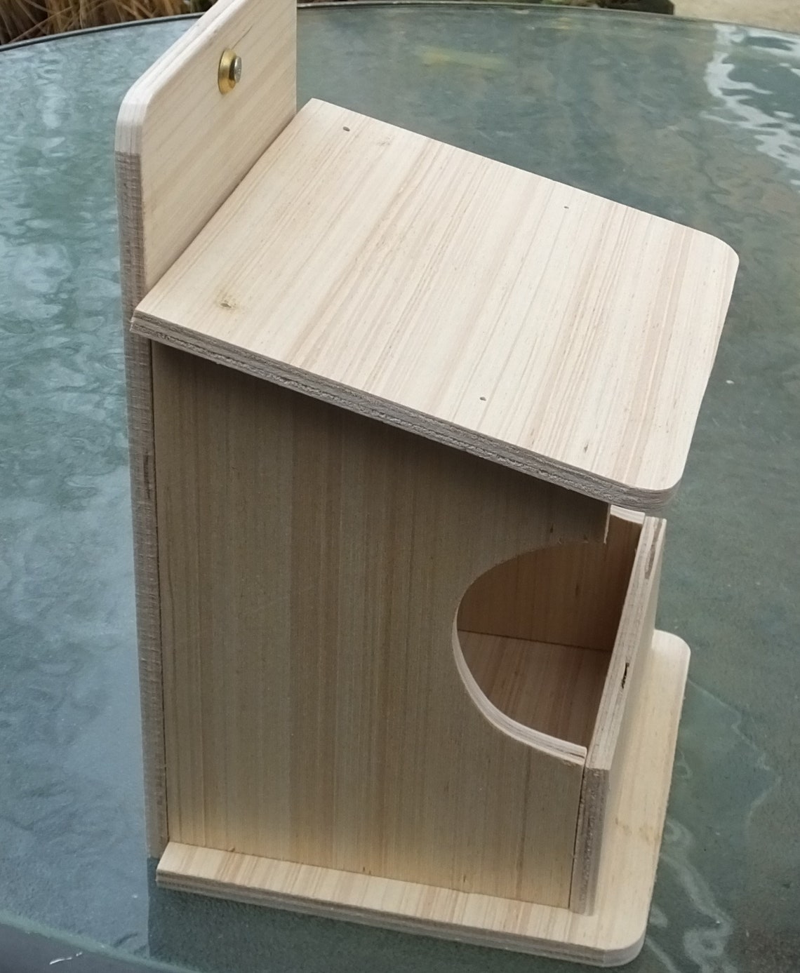 Open fronted robin bird box in kit form self assembly flat Etsy