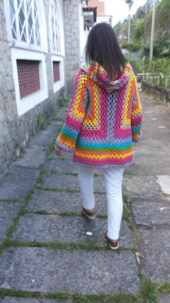 abrigo crochet