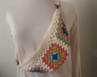 Granny Square gehaakte tas, pas jouw stijl aan