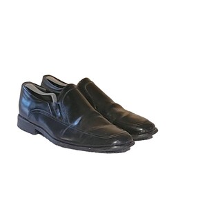 Stacy Adams Mens Black Leather Square‎ Toe Slip On Dress Loafer Shoes Size 12M Stacy Adams Men main image 4
