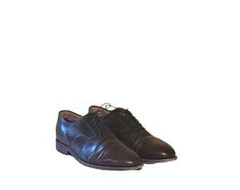 Vintage Men Leather Black Oxfords by Cole Haan Size 9.5d/men  display picture 2
