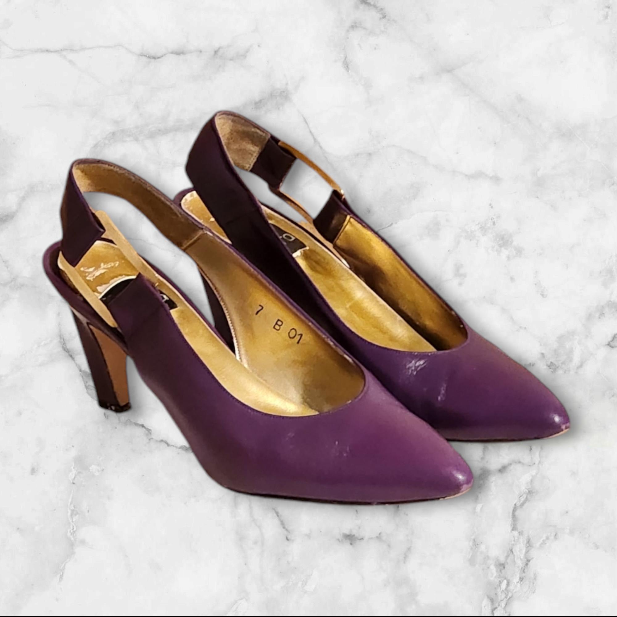 Purple slingbacks deals