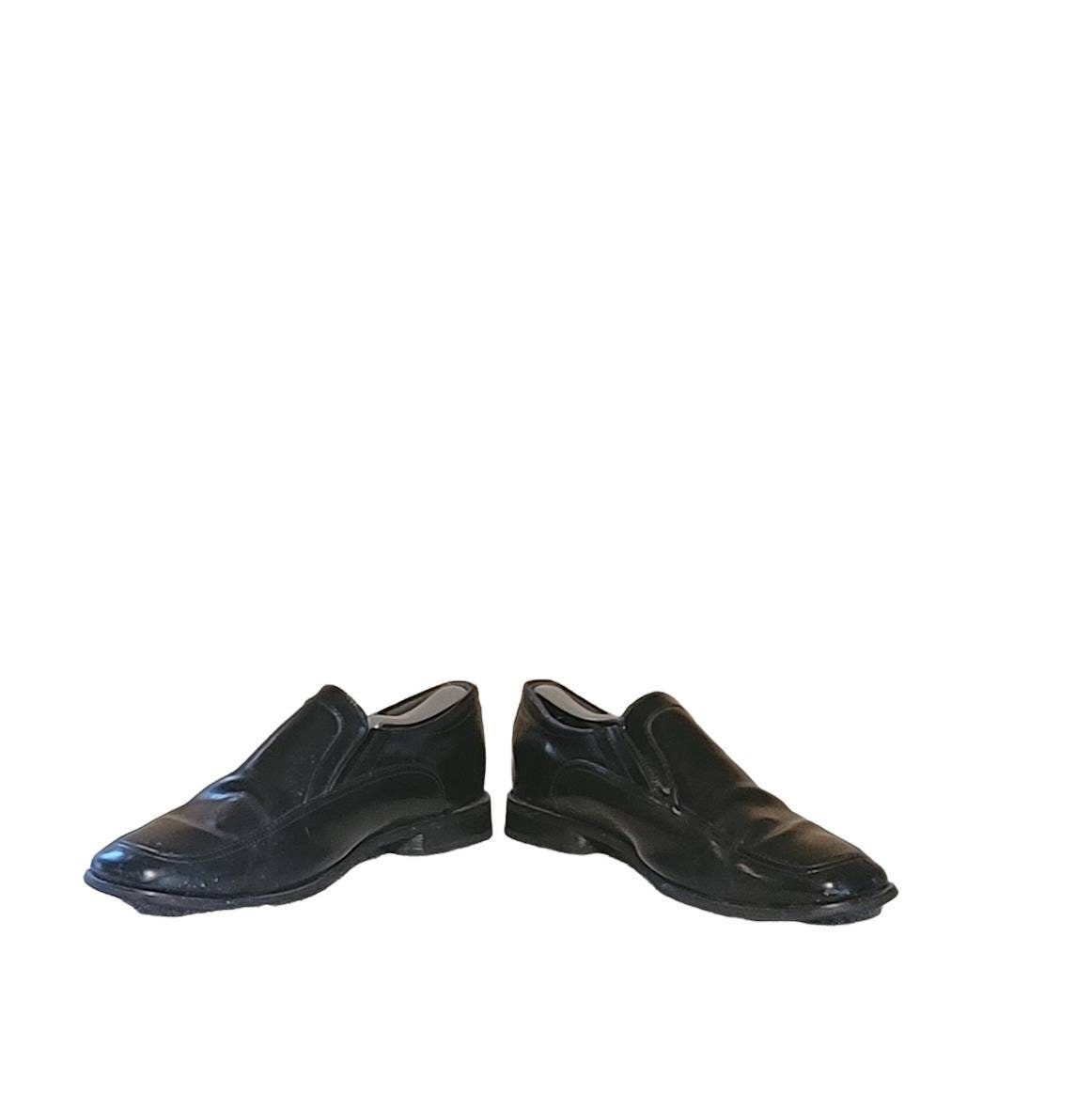 Vintage 70s Stacy Adams Mens 12 D Leather Brogue Toe Cap Slip On Shoes Black USA il_fullxfull.3170265981_o8nl.jpg main image 4