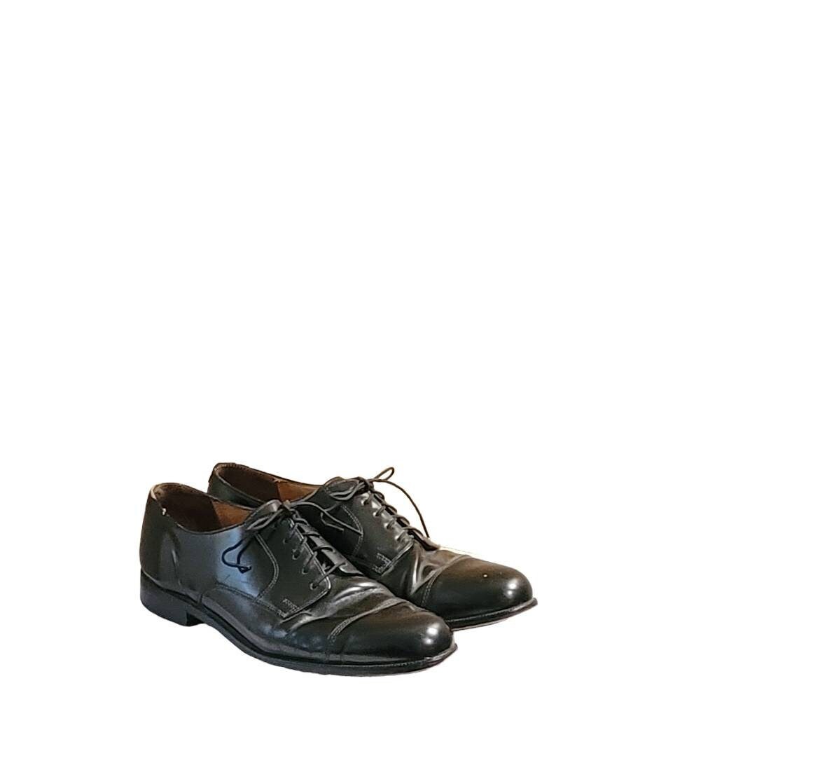Vintage Men Leather Black Oxfords by Cole Haan Size 9.5d/men 