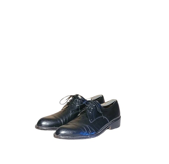 Vintage Kenneth Cole Black Leather Oxford Shoes, EU 43.5 US  display picture 2