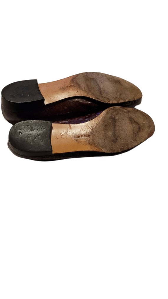 Women Vintage Burgundy Loafers by Salvatore Ferragamo Size 8.5aa/women  Designer Loafers/women Leather Loafers -  Canada