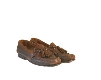 Johnston&murphy Tassel Loafer Leather Shoes Made in Italy  display picture 1