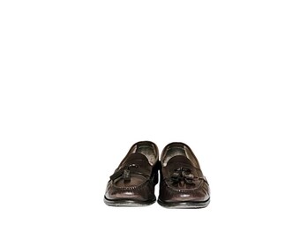 Vintage Cole Haan Burgundy Leather Tassel Loafers, Men