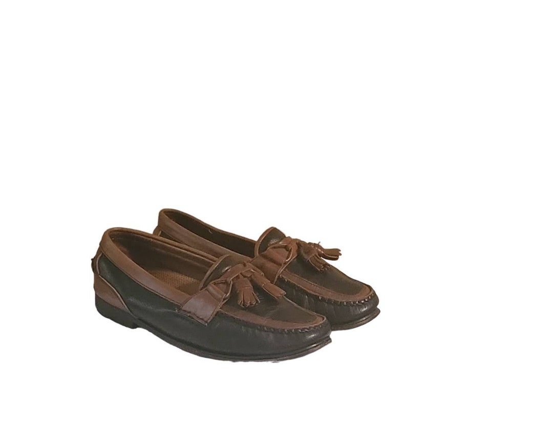 Vintage‎ Florsheim Mens Brown Tumbled Leather Tassel Loafer Shoes Size 11 B Florsheim | Shoes | Florsheim Brown Barletta Tassel Loafers  main image 4