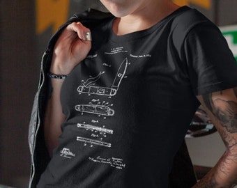 Classic Pocketknife Patent T-Shirt