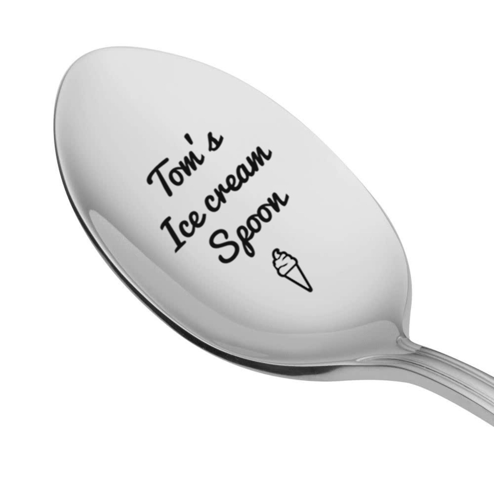Custom Engraved Spoon Your Text Custom Phrase Personalized Etsy