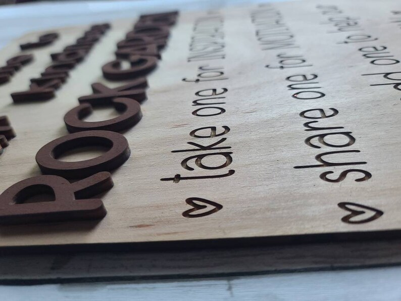 Welcome to Our Kindness Rock Garden Outdoor Sign Playground - Etsy
