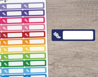 RUNNING SHOE Icon Label Planner / Calendar Stickers [L2-14]