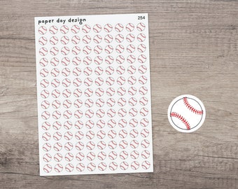 Baseball Icon Stickers for Planner or Calendar [254]