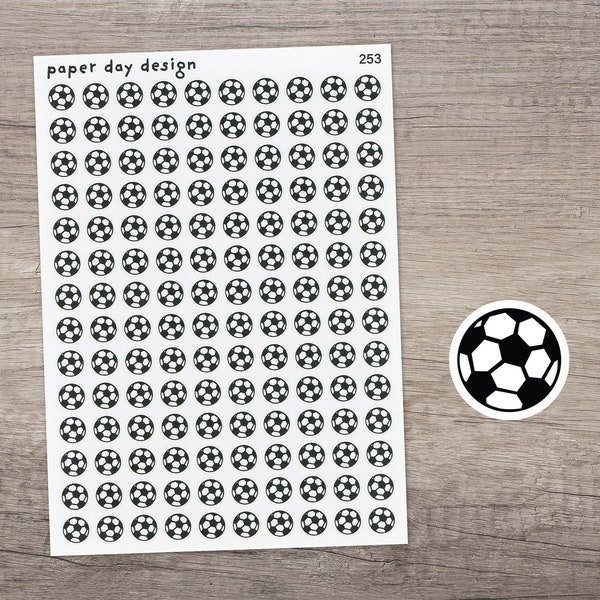 SOCCER BALL Icon Stickers for Planner or Calendars [253]