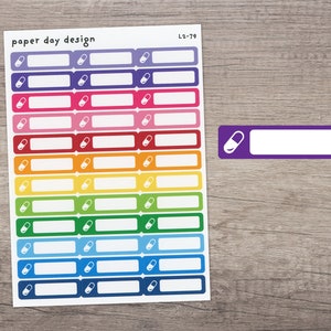 PILL Icon Label Planner / Calendar Stickers [L2-79]