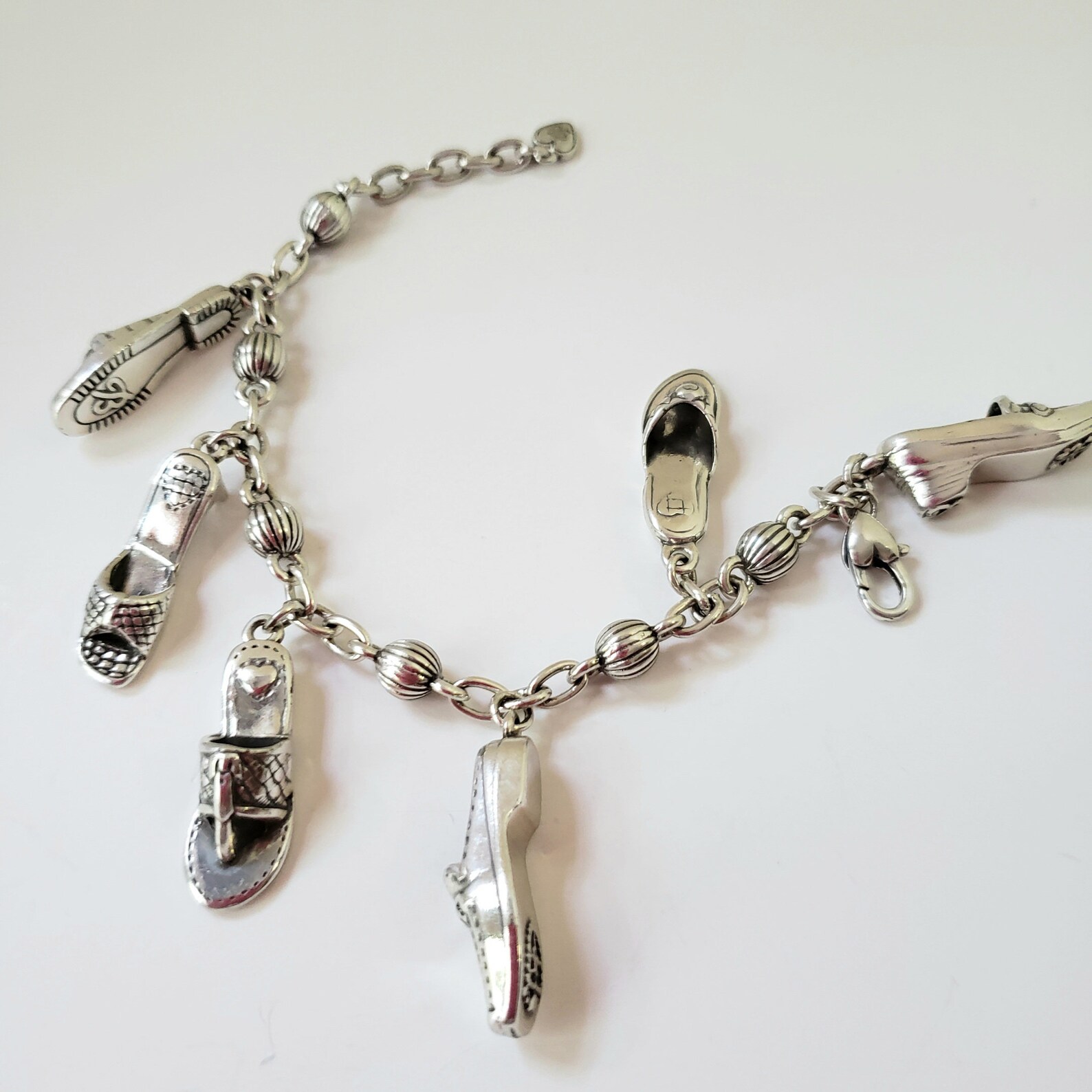 Brighton Shoe Charm Bracelet .Retired Brighton Charm Etsy