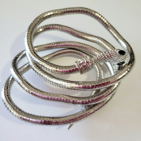 Vintage Twist Snake Necklace. Gold ton Versatile … - image 3