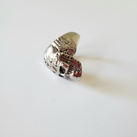 Skull Ring. Halloween Skull  Ring .Ring  for Men … - image 7