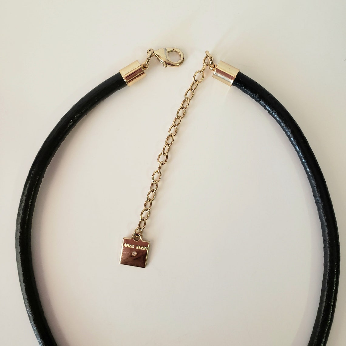 ANNE KLEIN Bib necklace .Lion Pendant necklace .Black color | Etsy