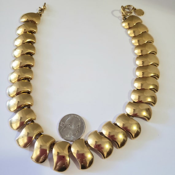 Anne Klein Chunky Chain Necklace. Extra Chunky An… - image 8