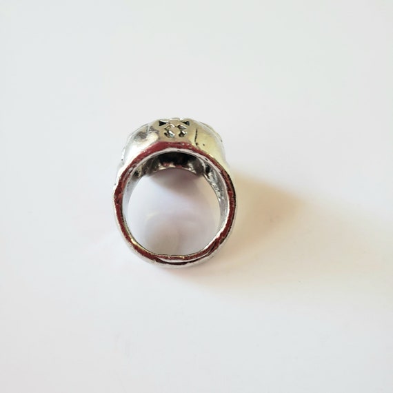 Skull Ring. Halloween Skull  Ring .Ring  for Men … - image 10