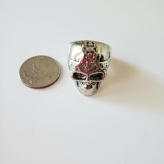 Skull Ring. Halloween Skull  Ring .Ring  for Men … - image 4