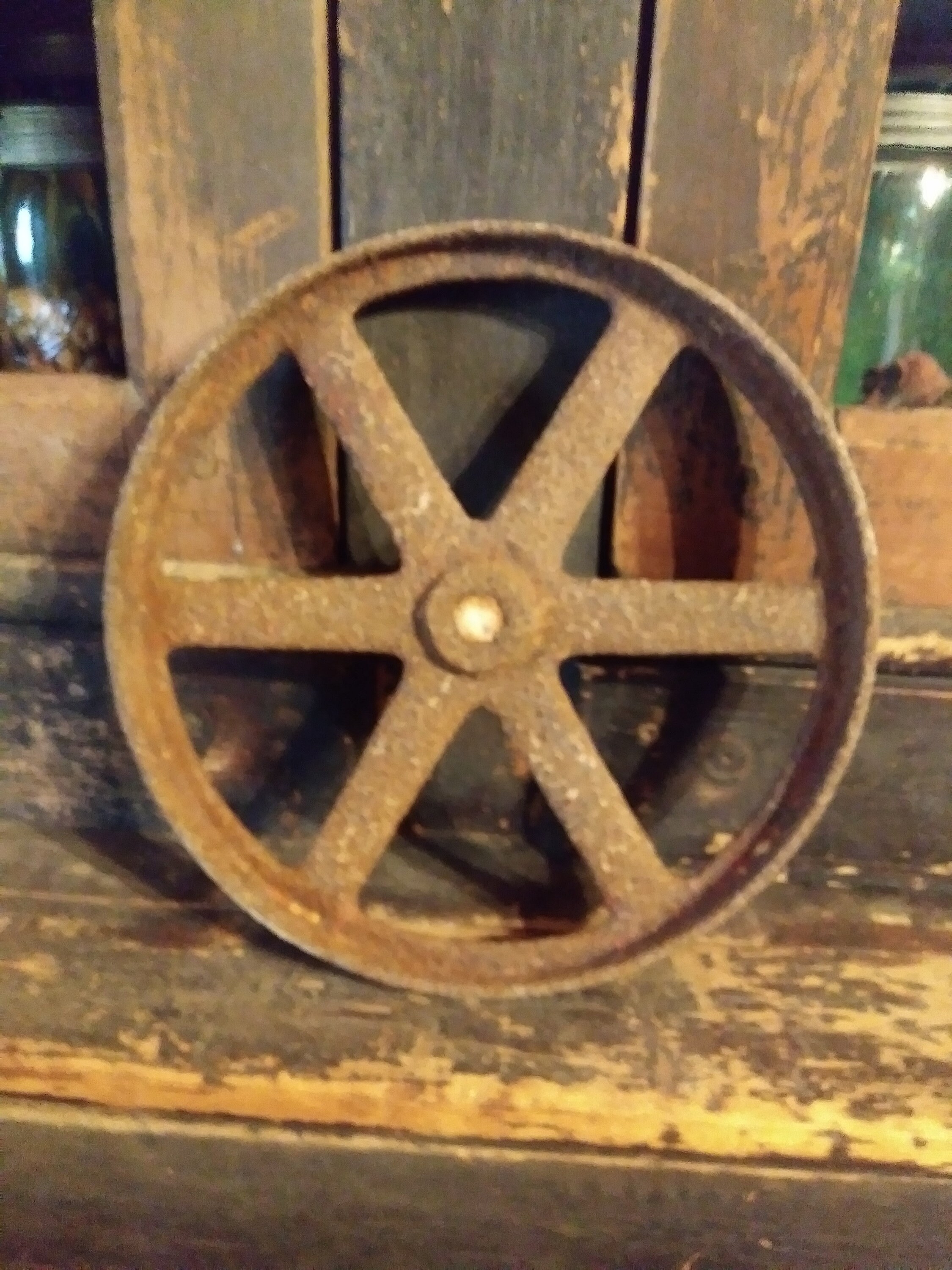 Antique Sharpening Stone Wheel for sale Only 3 left at 60