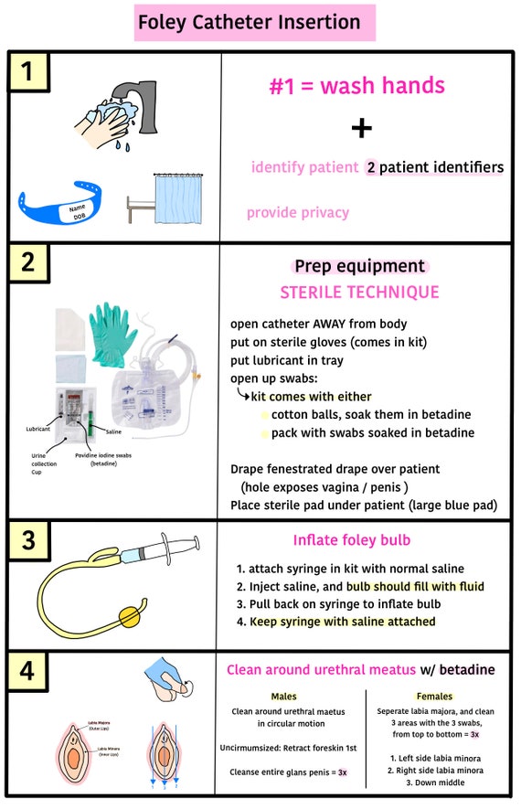 Learning & School catheter notes catheterization fundamentals of
