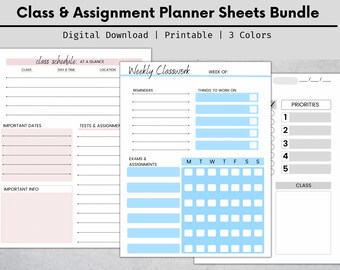 Nursing School Planner Template, Digital Nursing Student Planner, Mom Nurse Planner