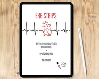 Ekg study guide, ekg interpretation, ecg rhythms, nursing notes