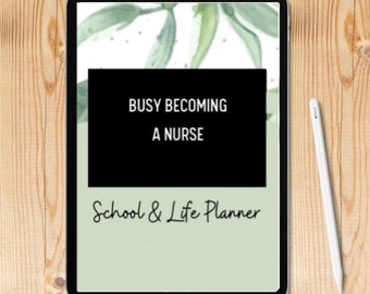 Nursing School Planner,  Digital Nursing Planner, Nursing Student Planner, Nursing Planner 2023-2024, Goodnotes / Notability Nurse Planner