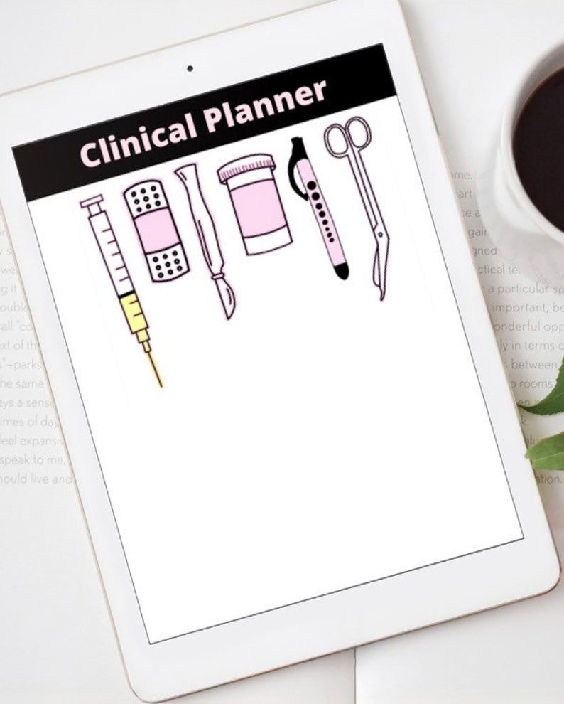 Nursing School Planner, Digital Nursing School Planner 20222023